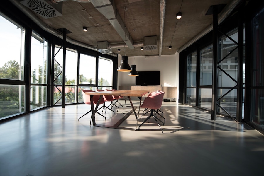 Office building interior representative of our Collyer Quay location